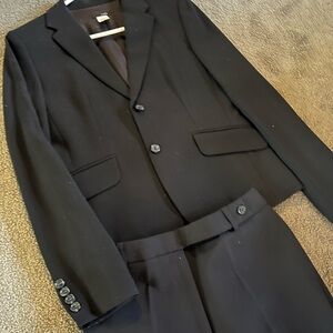 Women’s Black J CREW Suit Blazer and Slacks